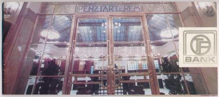 1987 Budapest V. Országos Takarékpénztár Bank - modern képeslapfüzet 5 képeslappal