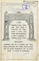Hasenörl Ede, Csőudvar, Bp. Árjegyzék. É.n. (1910 körül). 726p. Magyar és német nyelven. Fekete-fehé...