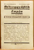 1937 Bélyeggyűjtők lapja jan-febr. szám