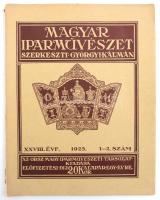 1925 A Magyar Iparművészet 1. száma az évfolyamban.