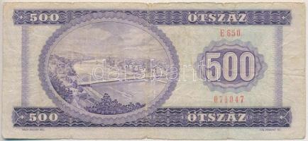 1980. 500Ft "E650 071047" T:III- Adamo F42