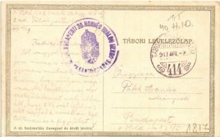 1917 M. kir. 40. honvéd gyaloghadosztály özvegyei és árvái javára. Lengyel Lipót műintézete / WWI Au...