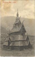 1909 Laerdal, Borgunds Kirke / Borgund Stave Church (fl)