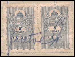 1941 Grünfeld Ármin üveggyár számla