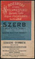 cca 1910-20 Rozsnyai gyors nyelvmesterei szerb-magyar-német, 50p, sérült