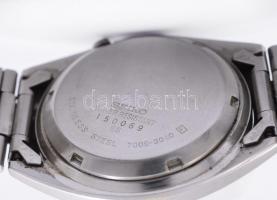 Seiko automata karóra naptár funkcióval, fém szíjjal. Jó ,működő állapotban. d: 34 mm