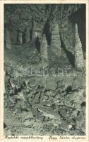 1931 Aggteleki-cseppkőbarlang, Nagy Sándor díszterme. MKE gömöri osztálya kiadása
