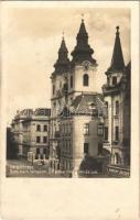 1929 Debrecen, Római katolikus templom, Piarista gimnázium, Takarékpénztár, Antalfy József üzlete és saját kiadása (fl)