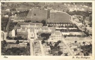 1934 Pécs, Jézus Társasági Pius Kollégium, jezsuiták gimnáziuma, internátusa és rendháza (EK)