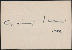 Gálfi János előadóművész aláírt fotó 9x13 cm