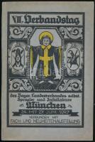1927 München Verbandstag. turisztikai kiállítási katalógis.