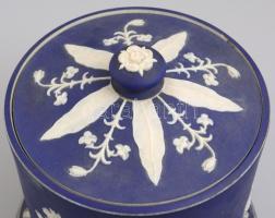 Tunstall angol keksz tartó edény. Biszkvit porcelán, belül mázas. Jelzett, minimális kopással. d: 11...