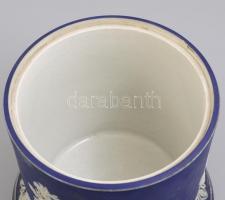 Tunstall angol keksz tartó edény. Biszkvit porcelán, belül mázas. Jelzett, minimális kopással. d: 11...