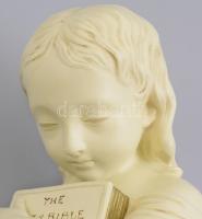 Bibliás lány. Műgyanta őrlemény szobor 24 cm