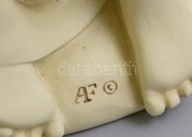 Bibliás lány. Műgyanta őrlemény szobor 24 cm