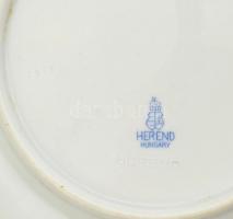 Herendi kék virág mintás teás, mokkás készlet részet + étkészlet darab: 1-1 teás és kévés kanna, egy...