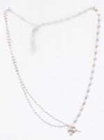 Ezüst(Ag) karkötő, jelzett, h: 17 cm, nettó: 8,79 g