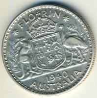 Ausztrália 1940. 1Fl Ag T:2-/3+