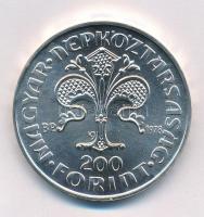 1978. 200Ft Ag "Az első magyar aranyforint" T:BU Adamo EM56