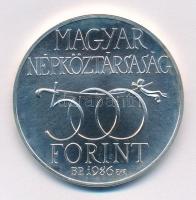 1986. 500Ft Ag "Budavár visszavétele 1686" T:BU Adamo EM97