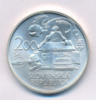 Szlovákia 2004. 200K Ag "Kempelen Farkas" T:BU
Slovakia 2004. 200 Korun Ag "Wolfgang...