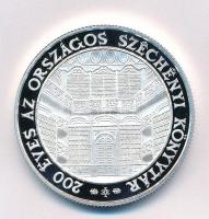2002. 3000Ft Ag Széchenyi Könyvtár kapszulában, tanúsítvánnyal T:PP apró felületi karc Adamo EM179