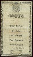 1806. 5G Wiener Stadt Banco Zettel T:III+