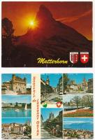 40 db MODERN használatlan svájci város képeslap / 40 modern unused Swiss town-view postcards