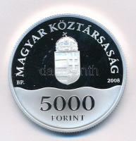 2008. 5000Ft Ag "XXIX. Nyári Olimpiai Játékok - Peking 2008" kapszulában, tanúsítvánnyal T...