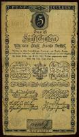1806. 5G Wiener Stadt Banco Zettel T:II-/III+