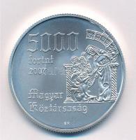 2007. 5000Ft Ag "Árpád-házi Szent Erzsébet" tanúsítvánnyal T:BU Adamo EM213