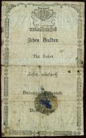 1806. 10G Wiener Stadt Banco Zettel T:III- foltos