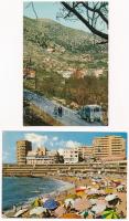 28 db MODERN izraeli város képeslap / 28 modern Israeli town-view postcards