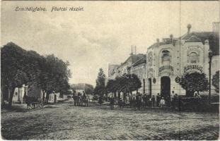 1919 Érmihályfalva, Valea lui Mihai; Fő utca, Mátrai Ákos Gyógyszertára a Sashoz / main street, pharmacy (fl)