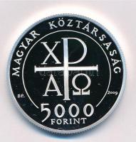 2009. 5000Ft Ag "Kálvin János" kapszulában, tanúsítvánnyal T:PP kis fo. Adamo EM226