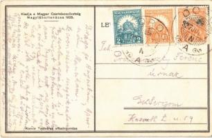 Kiadja a Magyar Cserkészszövetség Nagytábortanácsa 1926. / Hungarian boy scout art postcard s: Márto...