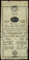 1800. 5G Wiener Stadt Banco Zettel T:III-