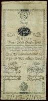 1800. 5G Wiener Stadt Banco Zettel T:III-