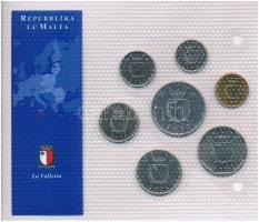 Málta 1998-2004. 1c-1L (7xklf) "Európa utolsó pénzei" vákuumcsomagolt forgalmi szett T:1-2...