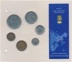 Hollandia 1952-1979. 1c-2 1/2G (6xklf) "Európa utolsó pénzei" vákuumcsomagolt forgalmi sze...