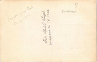 Horthy Miklós, Horthy Miklósné Purgly Magdolna, Serédi Jusztinián, nemesek, darutollas leventék Szeg...