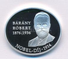2014. 5000Ft Ag Bárány Róbert Nobel-díj 1914 kapszulában, tanúsítvánnyal T:PP