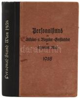 Personalstand der Säkular- u. Regulär-Geistlichkeit der Erzdiözese Wien. Wien, 1938, Verlag der erzb...