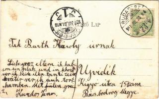 1907 Budapest II. Margit körút, villamos, Pilseni sörcsarnok, Margitpark kávéház. Divald Károly 550....