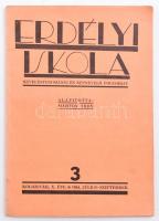 1944 Erdélyi iskola. Kolozsvár, 1944. júl.-szept., X. évf. 3. sz. Szerk.: Hegyi Endre. Alapította: Márton Áron. Kolozsvár, Minerva, 257-304 p.