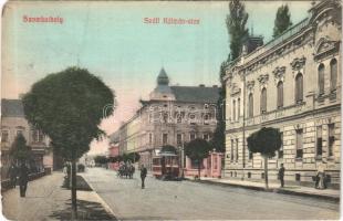 1910 Szombathely, Széll Kálmán utca, villamos (b)