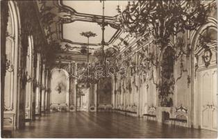 Budapest I. Királyi palota, trónterem, belső. Erdélyi felvétele