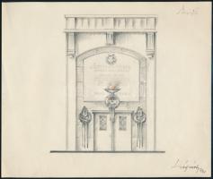 1941 Légrády Sándor (1906-1987) Széchényi István (1791-1860) születésének 150. évfordulójára szánt e...