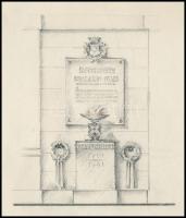 1941 Légrády Sándor (1906-1987) Széchényi István (1791-1860) születésének 150. évfordulójára szánt e...