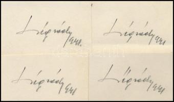 1941 Légrády Sándor (1906-1987) Széchényi István (1791-1860) születésének 150. évfordulójára szánt e...